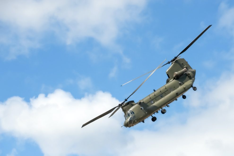 military helicopter